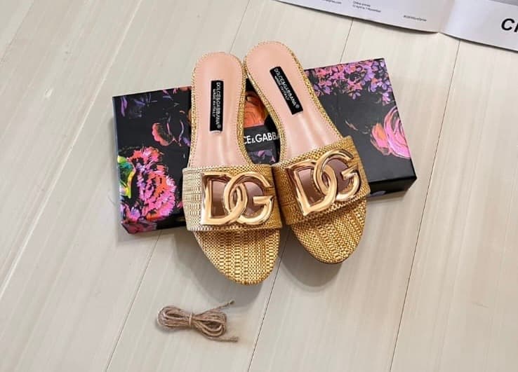 Sandalias de Pala Dolce & Gabbana 'DG Logo'
