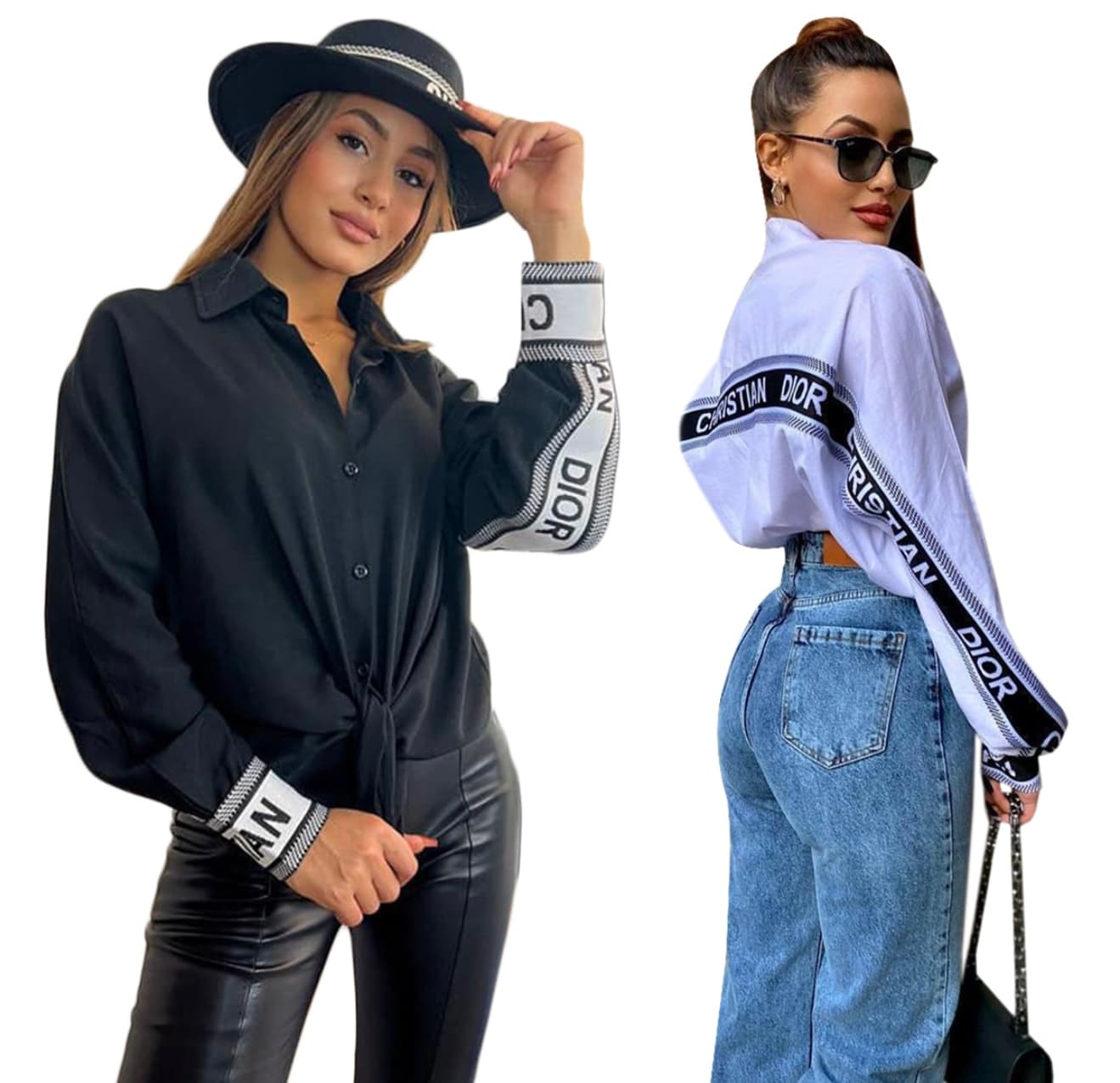 Blusa Ligera con Franja de Lujo