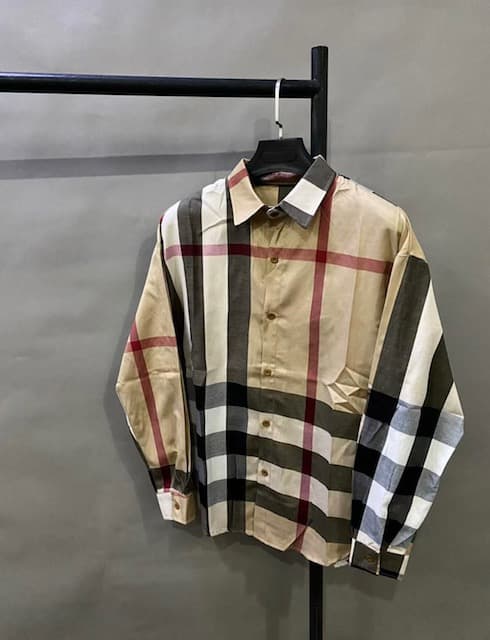 Camisa 'Big Check' Classic Beige