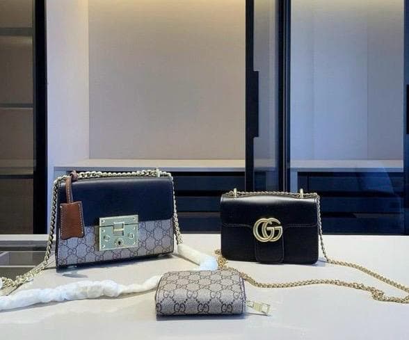 Set Gucci Padlock & Marmont Duo (3 Piezas)